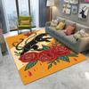 Retro Europe Style Leopard Tiger Flowers Carpet Living Room Sofa Bedroom Study Kitchen Entrance Door Mat Non-slip Decor Rug