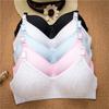 Cotton Wireless Comfortable Girl Underwear Adjustment Bra High School Students Development Period Bra