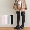 1 пара мягких гольфов для детей, милые модные леггинсы Koren для девочек, леггинсы с бантом, хлопковые носки, весенне-осенние детские школьные носки