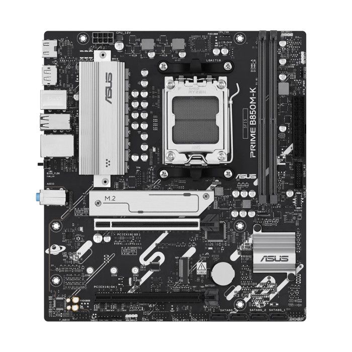 Материнская плата Asus PRIME B850M-K AMD B850 Socket AM5 micro ATX для Ryzen 7000/8000/9000