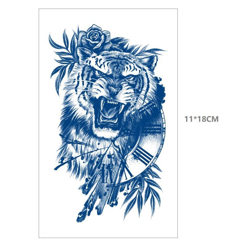 Death Ray прямые неотражающие сок травяные татуировки наклейки линии водонепроницаемые стойкие мужчины и женщины постепенные изменения наклейки