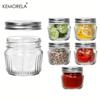 1/2PCS Glass Food Storage Jars - Airtight Kitchen Canisters for Grains, Flour, Sugar & Coffee, BPA-Free Pantry Containers Clear