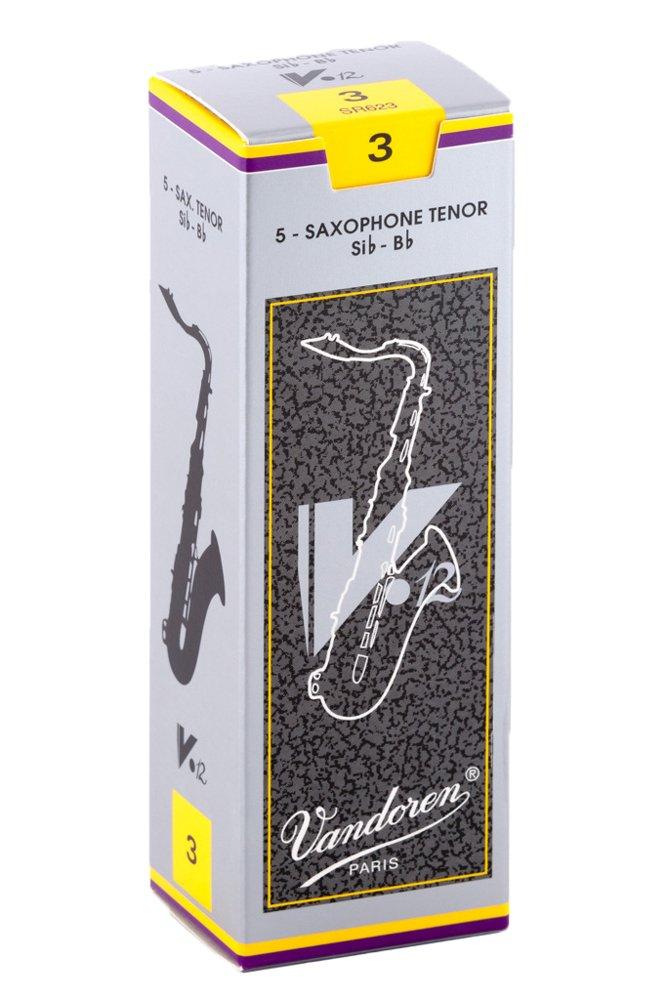 Трости для тенор-саксофона Vandoren V.12, Жесткость: 3 (5 тростников)