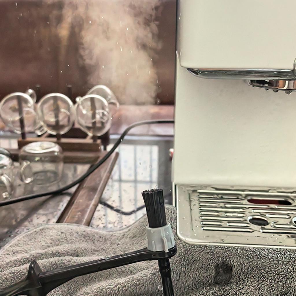 Коммерческая кофемашина Съемная чистящая щетка с термостойким силиконом для паровой трубки и портафильтра