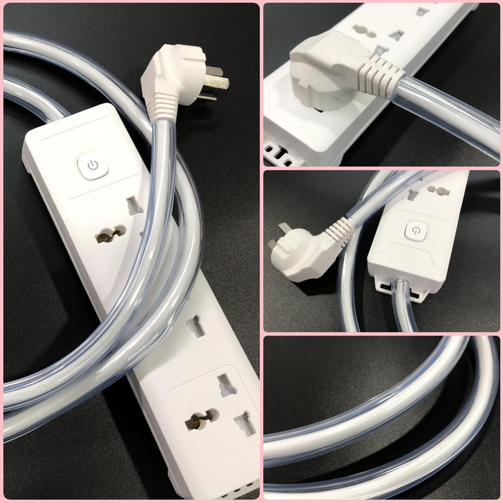 WJSD Pet Dog and Cat Cord Chewing Prevention Pet Cord Cover, 6M Pet Cable Cover, Cat Protection Cord Protector, Wiring Cover, Cat Cable Protection,