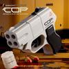 Игрушечный пистолет Mingjiangtang COP357 Life Card: Ручной пистолет с непрерывной стрельбой и выбросом гильз мягкими пулями для детей.