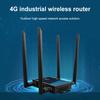 Промышленный 4G LTE Роутер Беспроводной 4G Роутер 300 Мбит/с 4G LTE CAT6 Роутер с SIM-картой Защита Брандмауэром Поддержка 32 Wi-Fi Пользователей