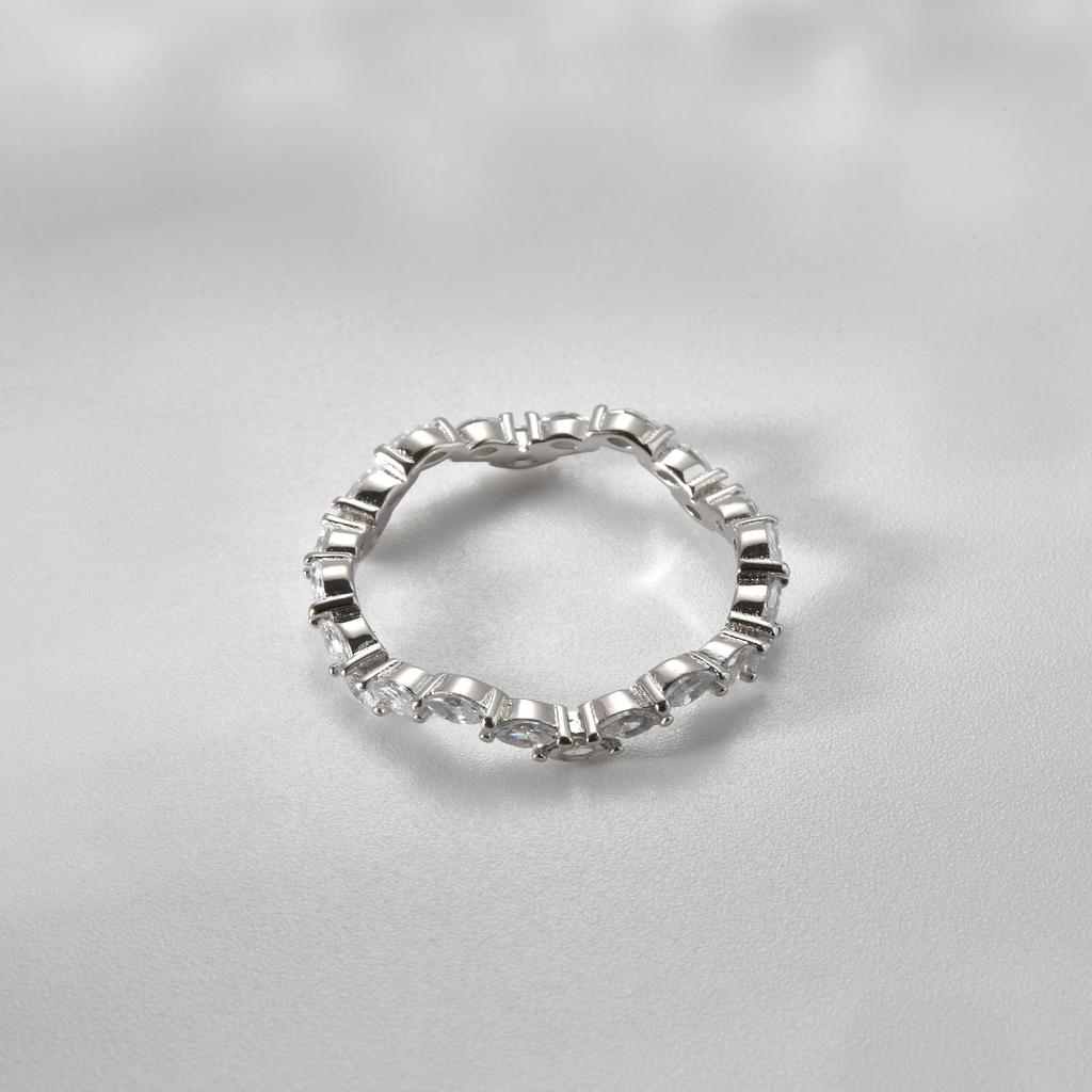 ANDYWEN Классическое кольцо из стерлингового серебра 925 пробы с цирконием маркиза, женские ювелирные украшения, нерегулярные свадебные украшения с кристаллами 2023