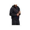 Adidas Solid Knit Hooded Jacket Men Outerwear Black HE7404