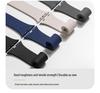 Силиконовый ремешок для Apple Watch Series S7-S11, Новый SE, с узором личи - Магнитная застежка, Спортивный и удобный