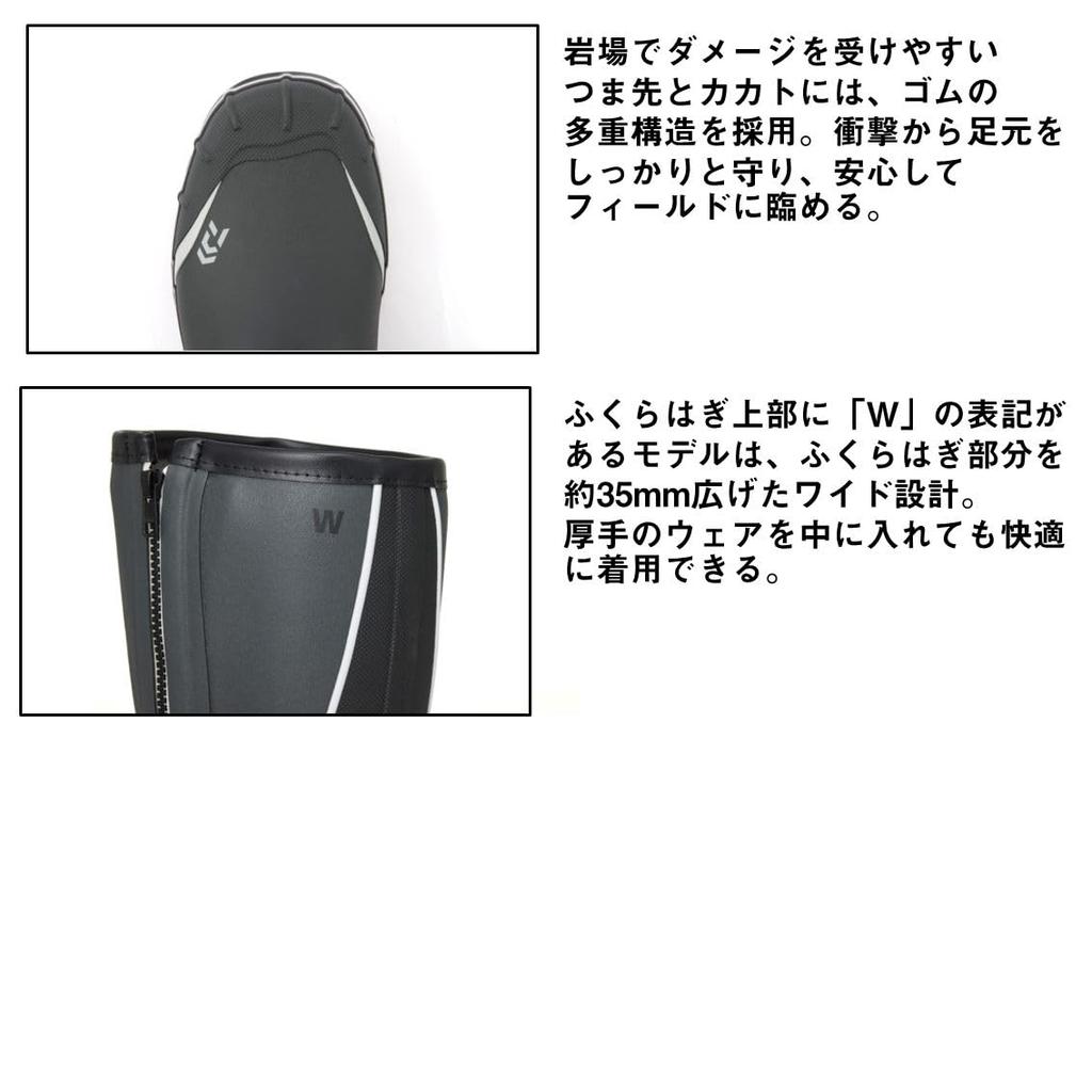 Рыболовные сапоги Серые L [Daiwa] (колос) NB-3106W
