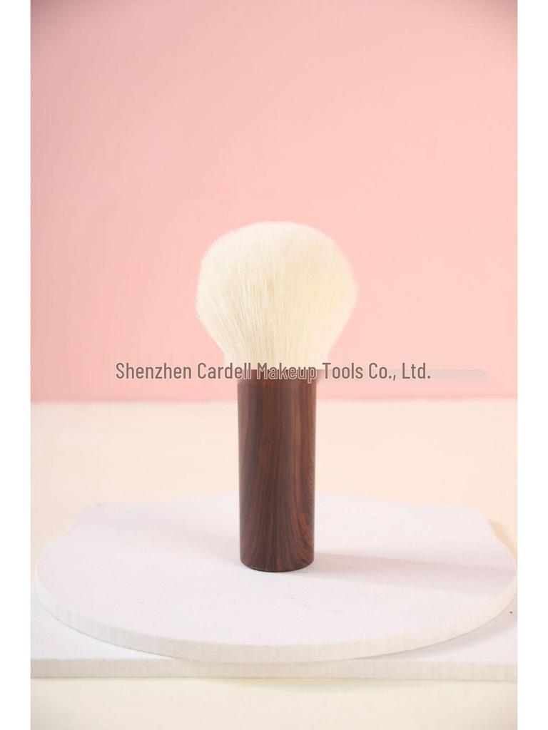 Компактная пухлая кисть для удаления пыли с ногтей - Кисть для пудры и румян в стиле бревна для сметания волос и нанесения макияжа