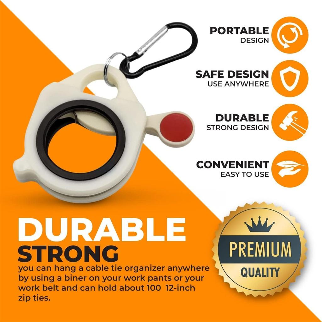 Органайзер для стяжек, легкий пластиковый держатель для кабельного органайзера, многоразовый натяжитель для кабельных стяжек, кронштейн для кабельных стяжек, инструмент для управления кабельными стяжками