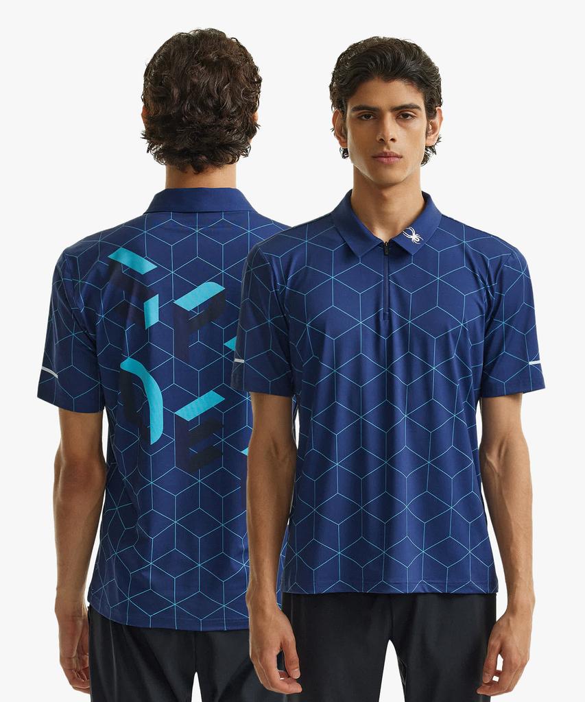 SPYDER Men'S Proweb 3D Logo Print Polo Shirt Sphmcnts243Mnvy