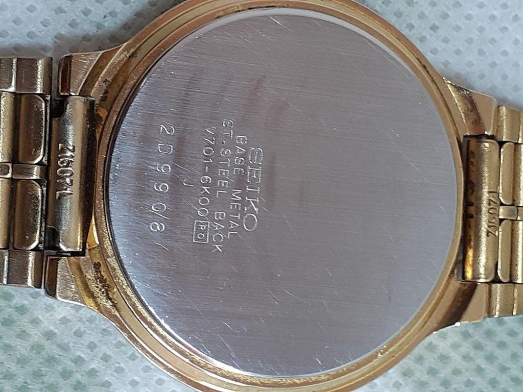 [USED] SEIKO SX Quartz Watch Black/Gold