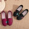 Cloth Shoes Women's Net Shoes Spring and Summer Breathable Non-slip Soft Soles Middle-aged and Elderly Single Shoes