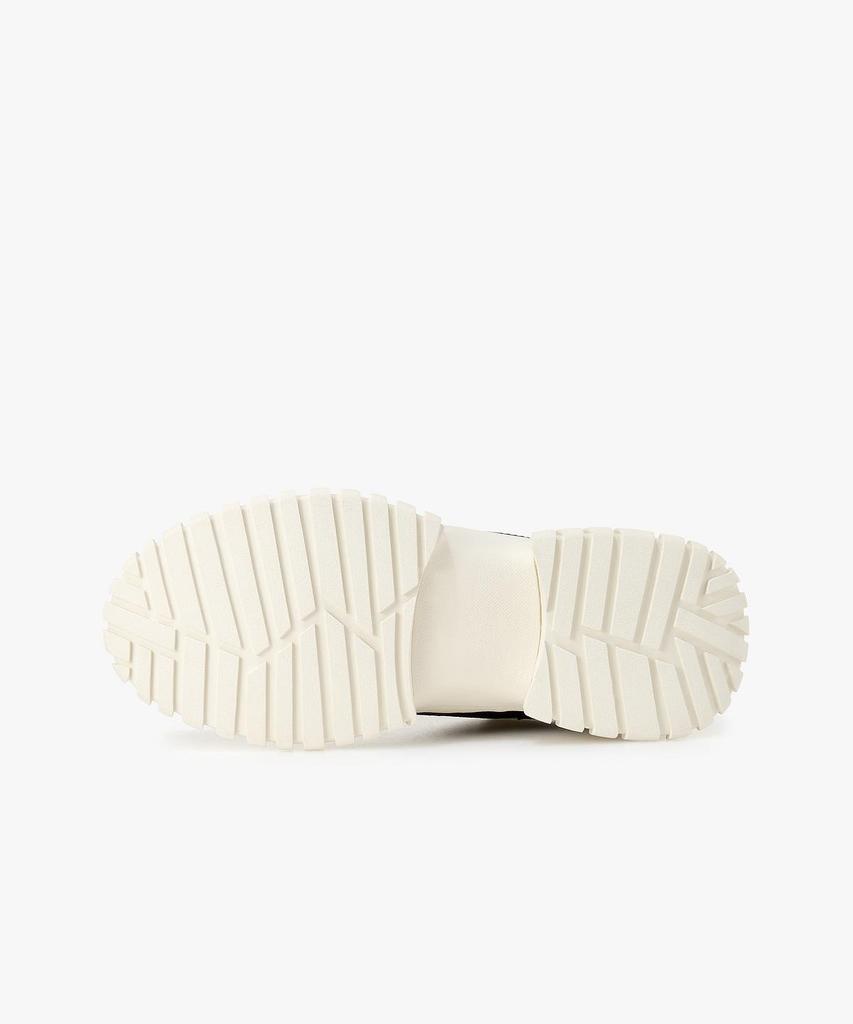 Armani Exchange Men'S Leather Patch Mesh Sneakers _Off White_A415175001