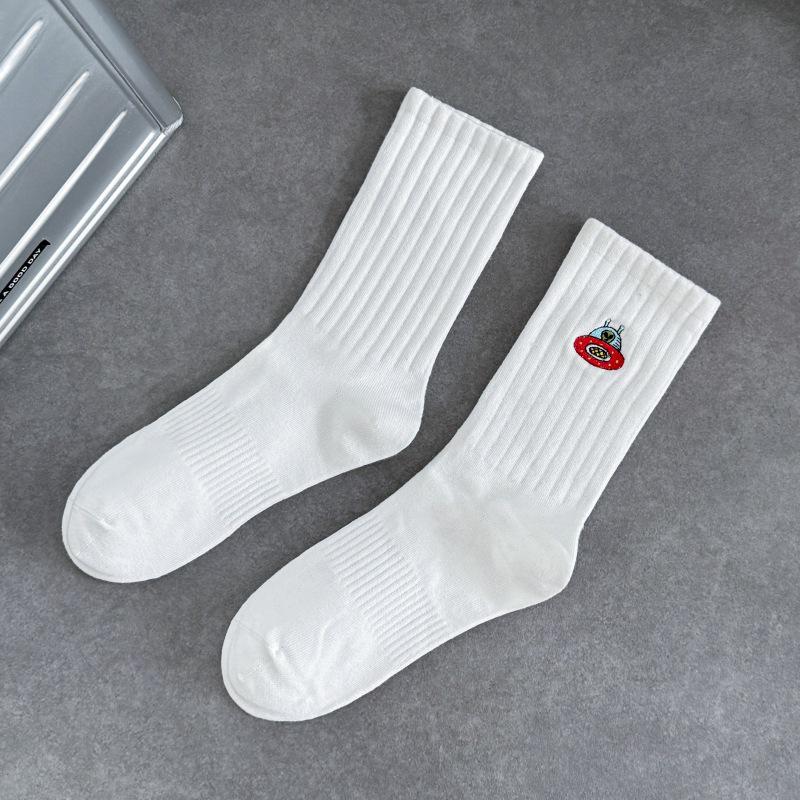Cityboy Space Planet Mid-Calf Socks for Men & Women - Trendy West Coast Skateboarding Street Style