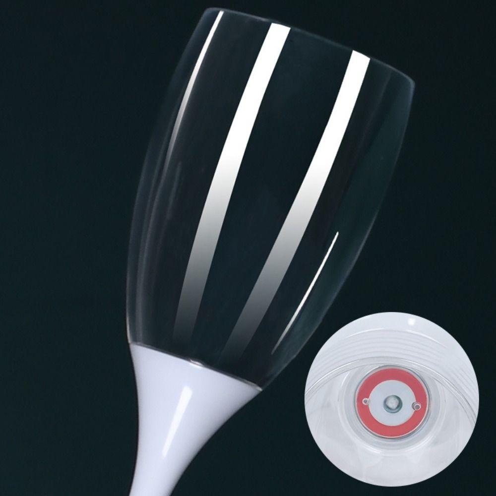 Акриловая индукционная светящаяся чашка 120 мл, светодиодная чашка для украшения шампанского