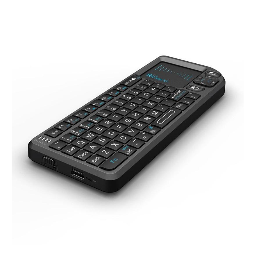 Мини-беспроводная клавиатура с тачпадом 2,4G клавиатура для ПК Ноутбук Smart TV HTPC Android TV BOX Механическая беспроводная клавиатура Клавиатура с русскими буквами