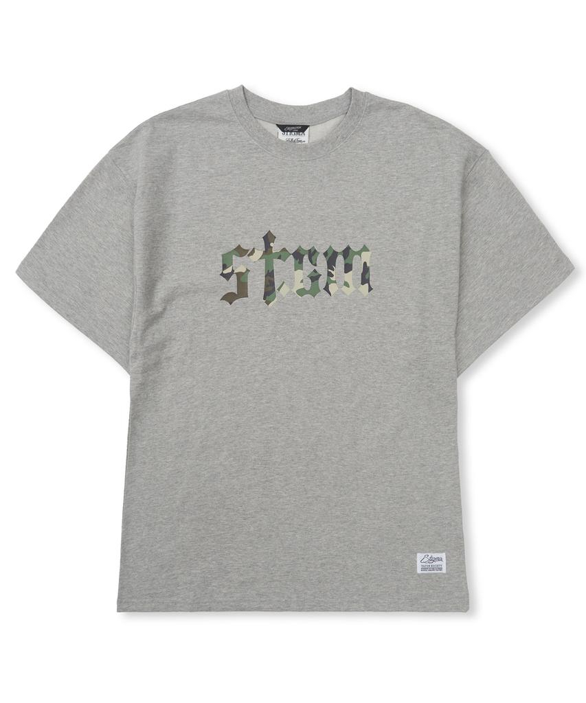 STIGMA Камуфляжные полуприталенные футболки Stgm Меланж