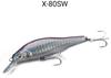 Megabass X-80 SW Медленно тонущая приманка GG Akahara Iwashi (1744 г.)
