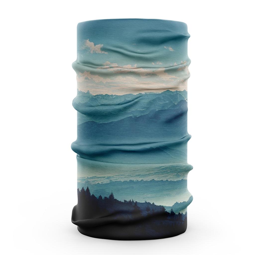 3D Visual Effects Smoother Ice Silk Fabric Face Bandana Scarf Dustproof Neck Gaiter Breathable Unisex Hiking Cycling Headwear