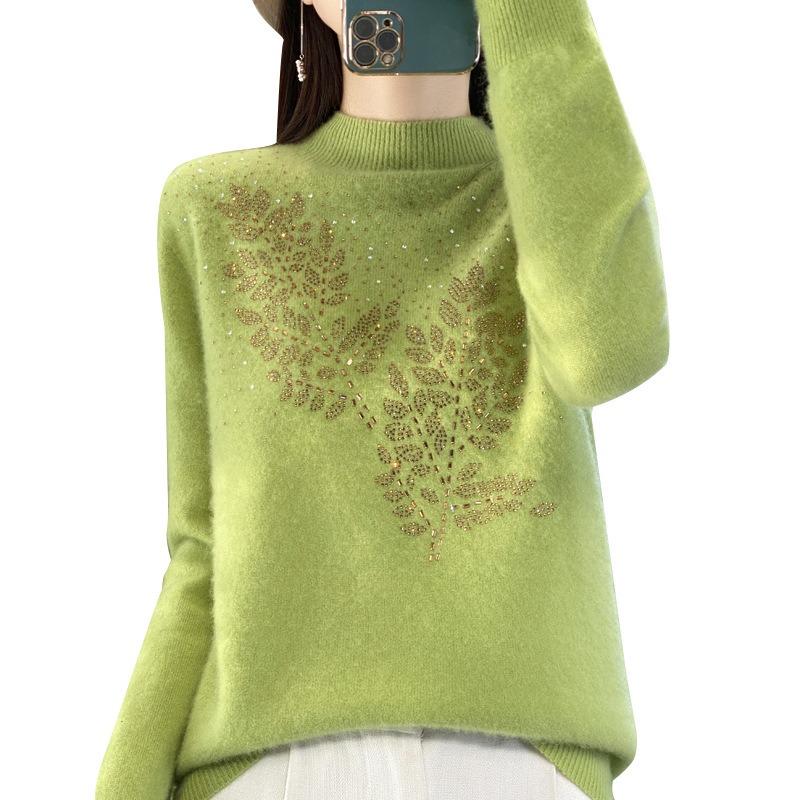 Women S Half Turtleneck Long Sleeve Knit Sweater Casual Top