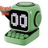 Little Magic Cube Smart Bluetooth Speaker with Magnetic Wireless Charger, Alarm Clock, White Noise, and Retro Design