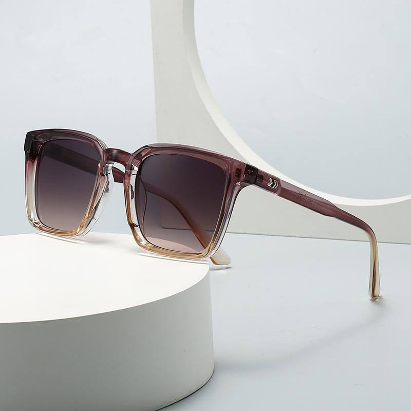 Trendy Sunglasses With Studs European And American Street Style Instagram Influencer Model Square Sunglasses3616