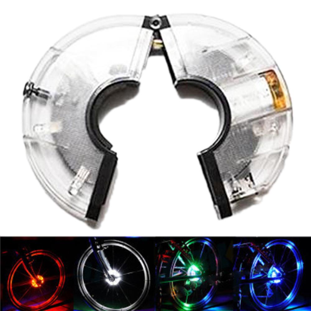 Лампа Ночная Езда Велосипед Велосипед Колесо Украшение Свет Предупреждающая Лампа Фонари Ступицы Колеса Фонари Спиц