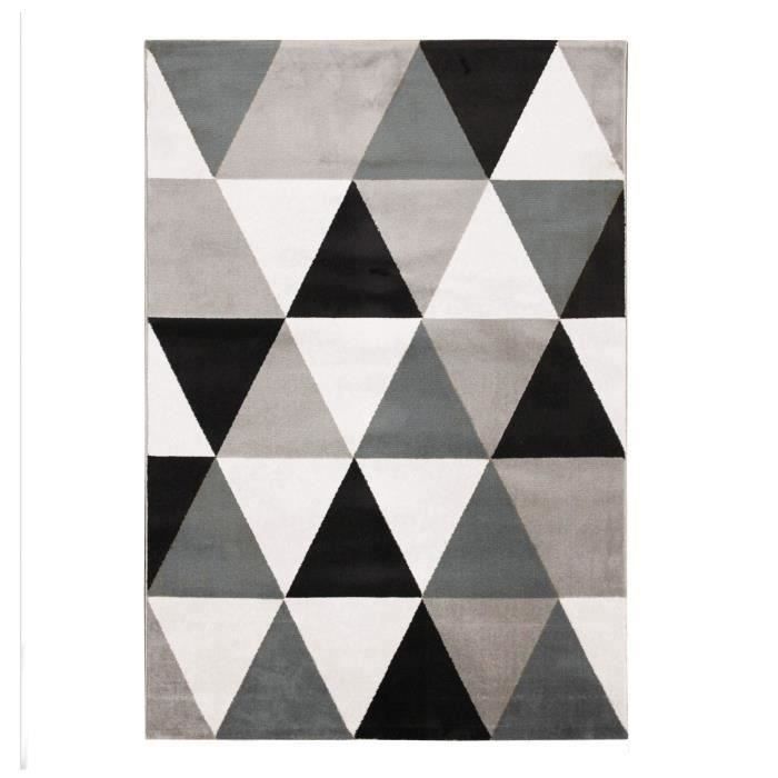 TAO SCANDI Living Room Rug - 150 X 220 Cm - Polypropylene - Black