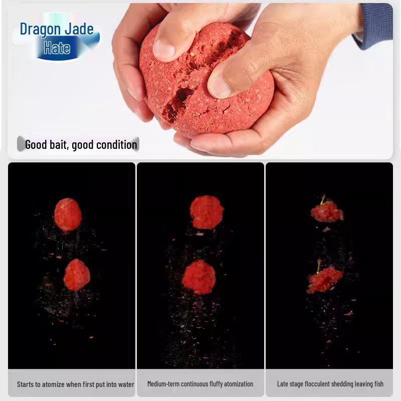 Приманка Wild Battle Blue Ji Xiang Xing Рыболовный Участок Прикормка для Карася и Короля Дракона, 918 Донный Материал для Гнезда