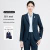 Navy Blue Slim Fit Professional Suits for Women and Wool Suits for Men