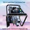 4-inch Diesel Self-Priming Water Pump with Four-Wheel Cart for City Drainage and Flood Control