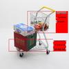 Folding Double-Layer Metal Warehouse Cart