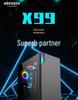 X99 Игровой настольный корпус для киберспорта с панелью из закаленного стекла и красочной подсветкой