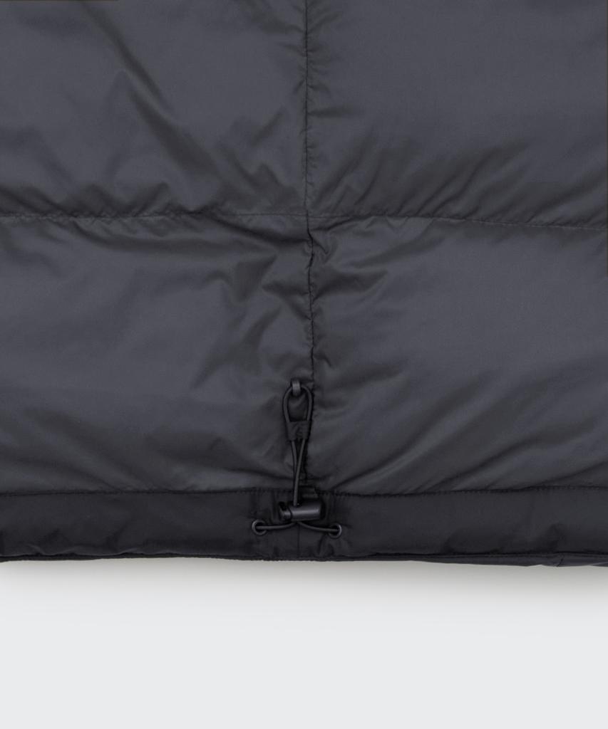 Musinsa Standard Non-Quilted Hooded Padded Jacket [Iron Grey]
