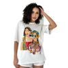 Harajuku Pattern Printed Plus Size T-shirt for Women's Summer and Spring 2024 Plus Size Top for Women's Y2k Top Harajuku T-shirt