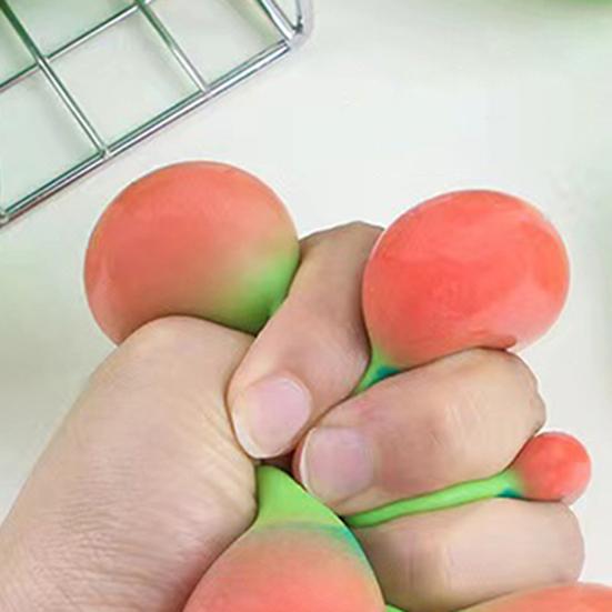 Имитация Арбуза Игрушка-антистресс Фрукт Щипок Сенсорная игрушка Дети Взрослые Мягкий ТПР Стресс-мячик Успокаивающая Игрушка-непоседа