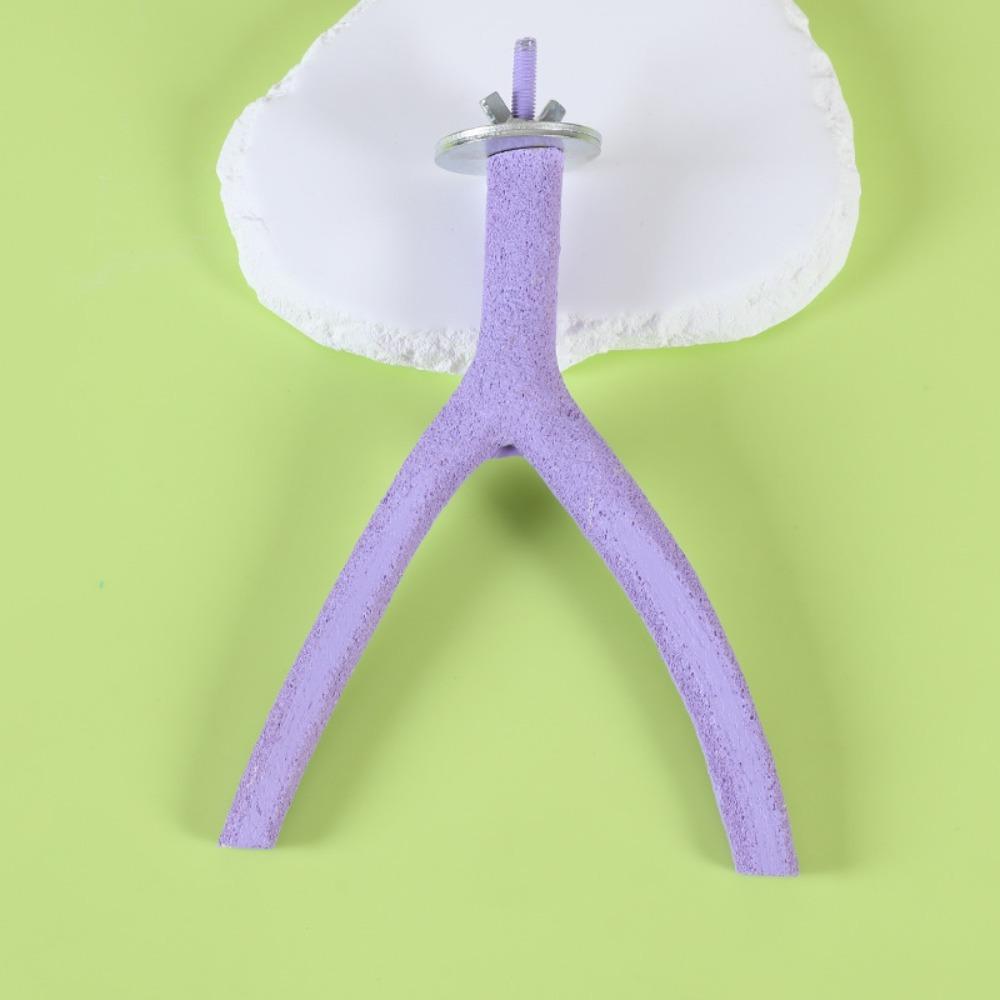 Resin Bird Grinding Claw Stick Y/T Shaped Bird Chew Rod Bird Standing Perches Stick  Budgie