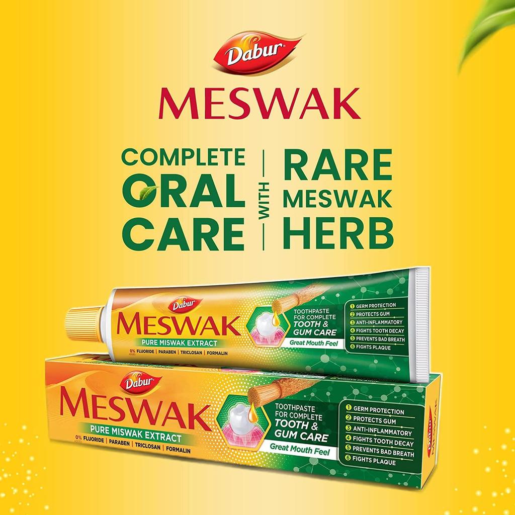 Dabur Meswak Toothpaste Mega Saver Pack (200gm Each) X 2