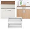 2pcs Household Aluminum Alloy Pull Handle Furniture Drawer Wardrobe Cabinet Recessed Handle