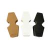 Retail 100 Pieces Necklace Package DIY Double Fold Kraft Paper Label Rectangular Gift Card Label Blank Label 3 Colors
