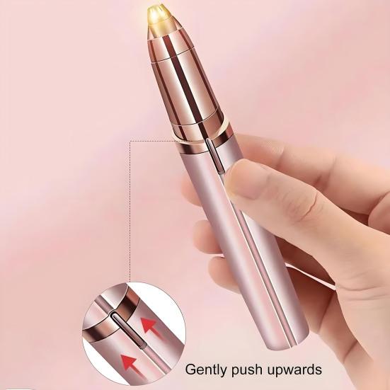 Триммер для бровей для женщин, безболезненное удаление волос на лице, перезаряжаемый точный формирователь бровей, инструменты для ухода за волосами на лице, губах, теле и ногах