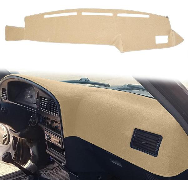 Чехол на приборную панель Коврик на приборную панель Подкладка Подходит для Toyota 4Runner Пикап 1989 1990 1991 1992 1993 1994 1995(89-95 Черный)