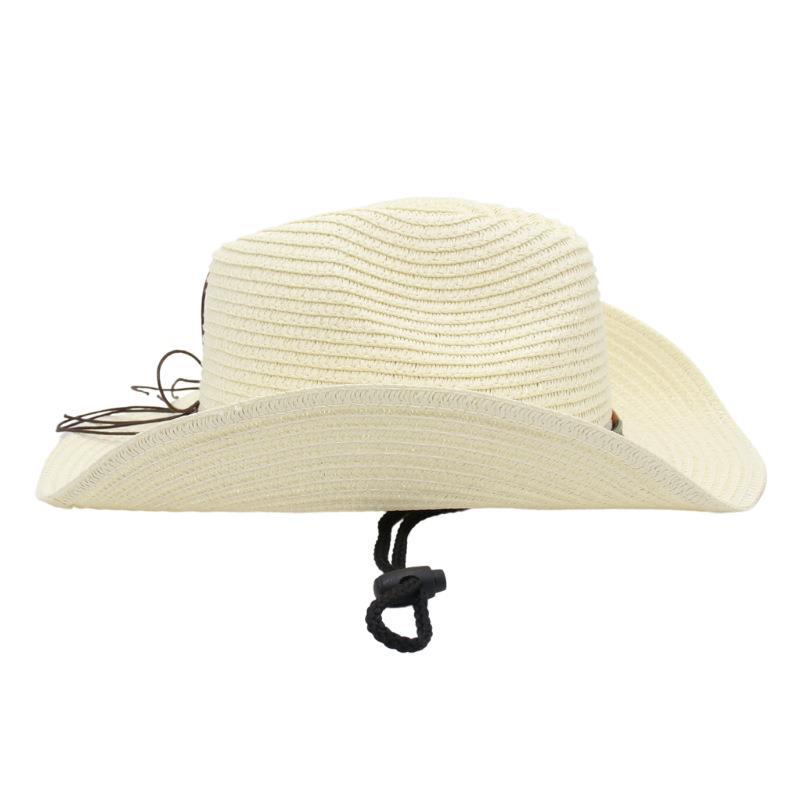 Cowboy Straw Hat Prairie Hat Ethnic Style Beach Hat Riding Hat