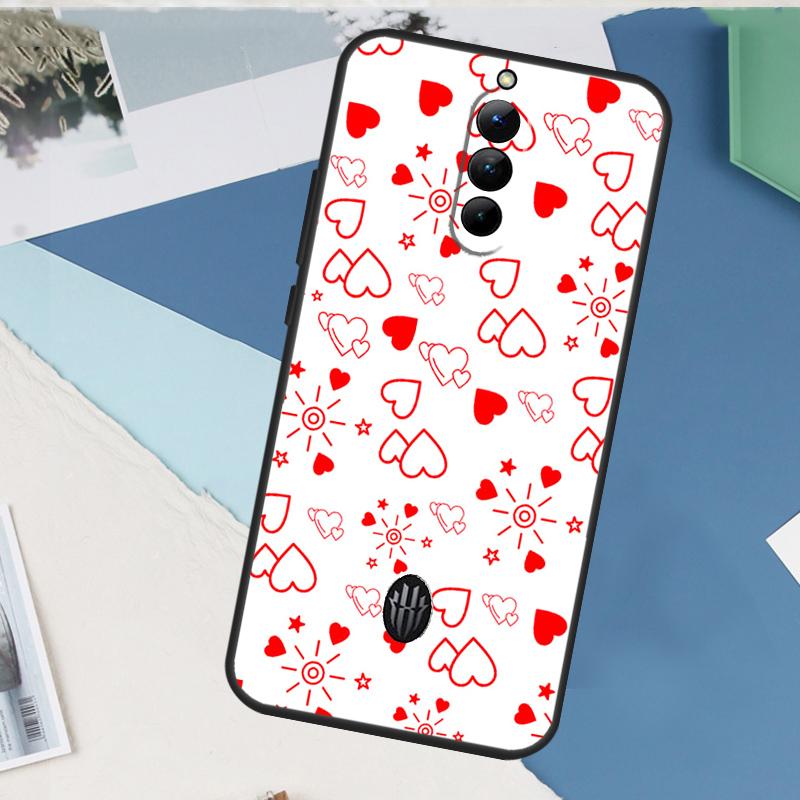 Heart Cartoon Girls For Nubia Red Magic 10 Pro Plus 6 7 Pro 6S 7S 5G 6R Case For RedMagic 8S 9S 8 9 Pro Plus