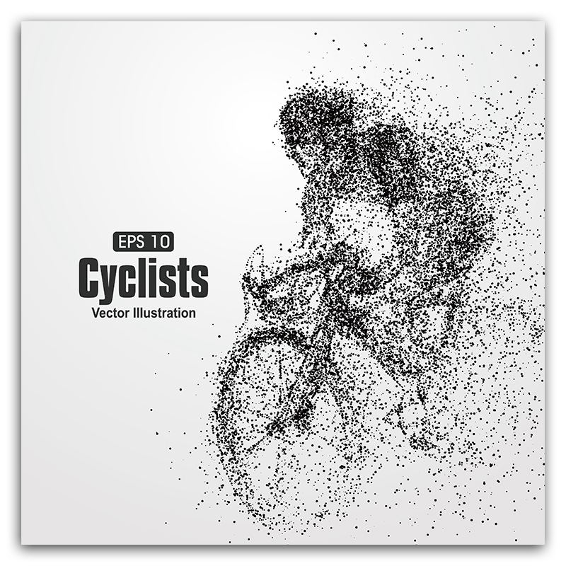 Креативная абстрактная частица, спортивные лыжи, бадминтон, езда, стрельба, холст, художественная живопись, постер, изображение на стену, спортзал, домашний декор