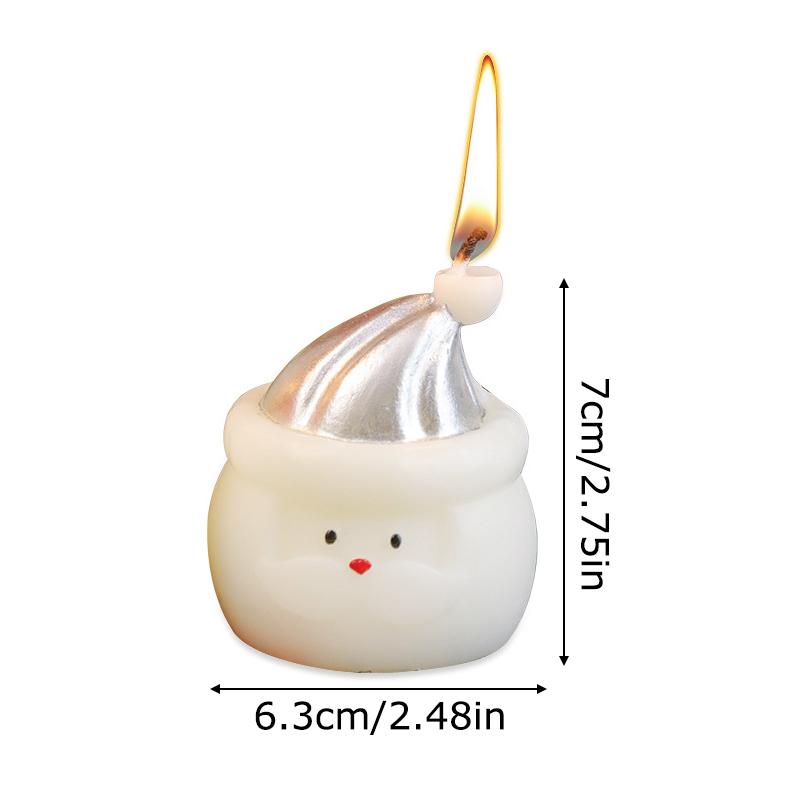 Рождественский Аромат для Комнаты Милый Зеленый Лиственный Цветочный Аромат Украшение для Вечеринки Дед Мороз Рождественская Атмосфера 6x6x7см